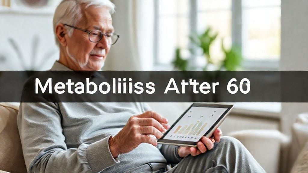 Elderly person exercising to boost metabolism